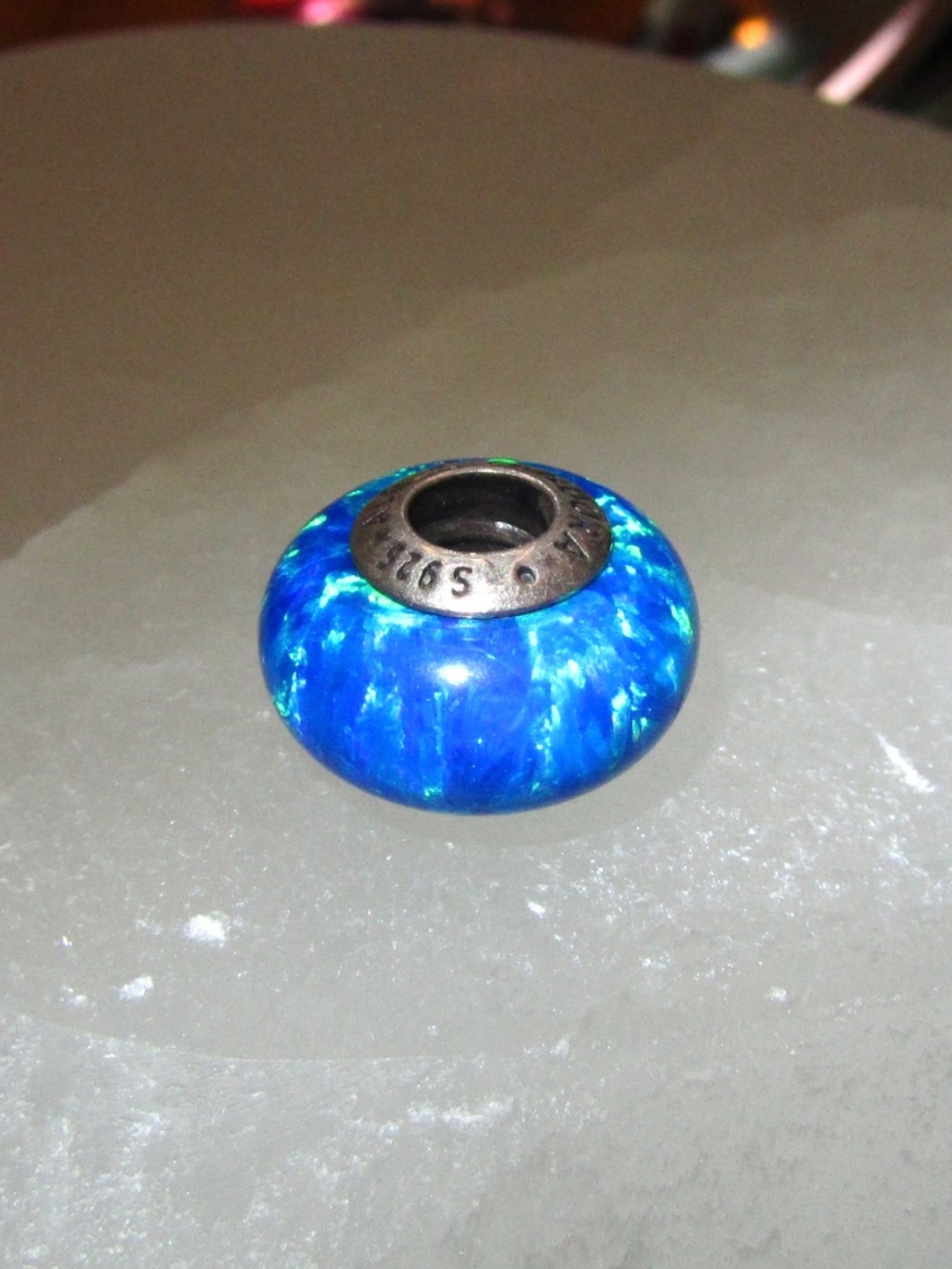 Pandora Opalescent Ocean Deep Blue Charm